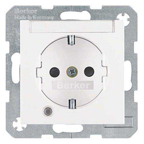 Berker 41101909 Steckdose SCHUKO mit Kontroll-LED, BSF u. erh.BS S.1/B.3/B.7 polarweiß, matt Mesch Shop Berker 41101909 Steckdose SCHUKO mit Kontroll-LED, BSF u. erh.BS S.1/B.3/B.7 polarweiß, matt Mesch Shop